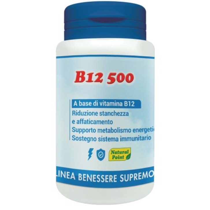 B12 500 Cianocobalamina Integratore Vitamina B12 100 Capsule Vegetali - Natural Point B12 500 Cianocobalamina Integratore Vitamina B12 100 Capsule Vegetali - Natural Point