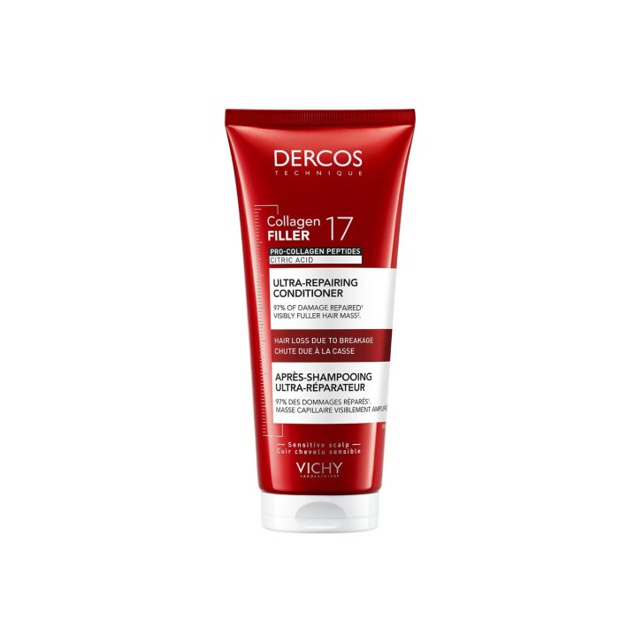 Dercos Collagen 17 Balsamo Riparatore con Peptidi e Acido Citrico 200ml - Vichy