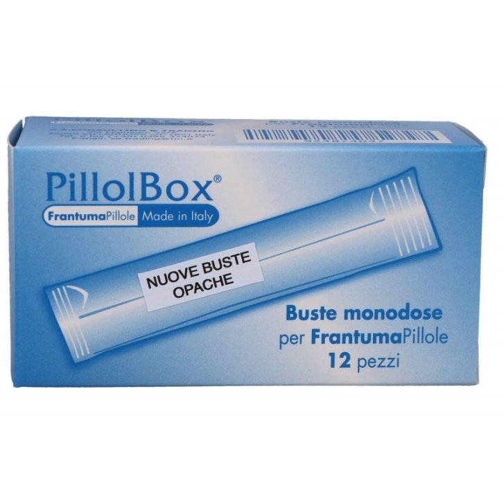 Pillolbox Bustina Monodose per Frantumapillole 12 Pezzi 30x110 mm - Pillolbox Pillolbox Bustina Monodose per Frantumapillole 12 Pezzi 30x110 mm - Pillolbox