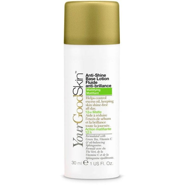 Ygs Lozione Anti-Lucidità per Pelli Miste e Grasse con Tè Verde e Vitamina C 30ml - YourGoodSkin