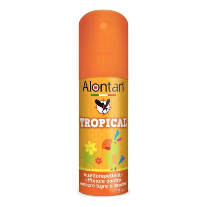 Alontan Tropical Spray Repellente Icaridina 20% 75 ml - Pietrasanta Pharma