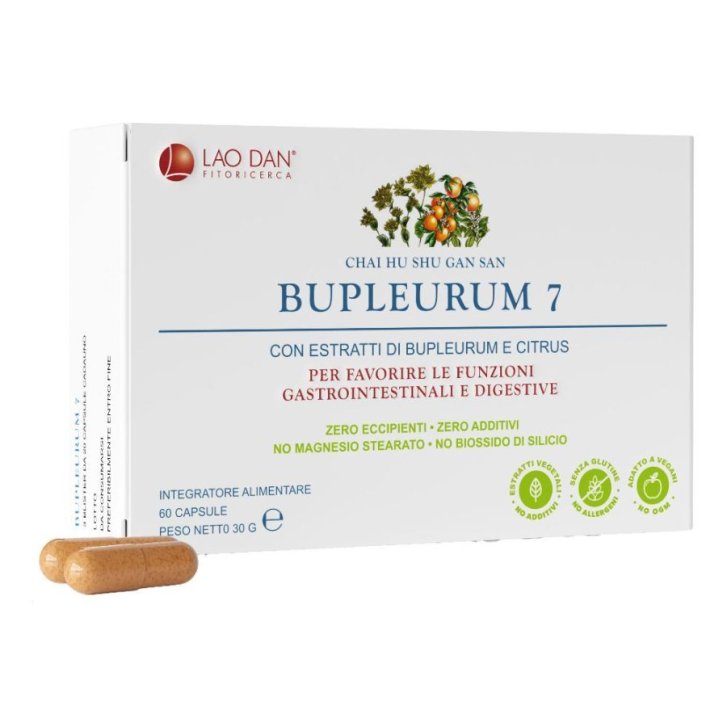 Bupleurum e Angelica Integratore per Tonico Psico-Fisico e Circolazione 60 Compresse - Lao Dan