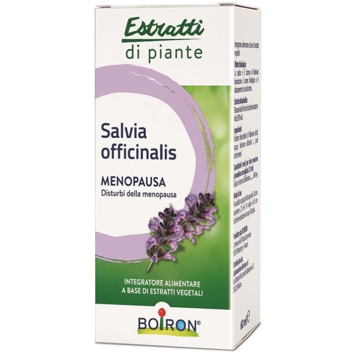 Salvia Officinalis Estratto Idroalcolico per Disturbi della Menopausa 60 ml - Boiron