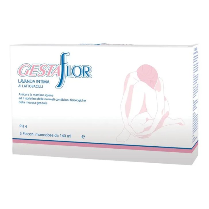 Gestaflor Lavanda Vaginale con Lisati di Lattobacilli e Clorexidina 5 Flaconi da 140 ml - Phyto Activa