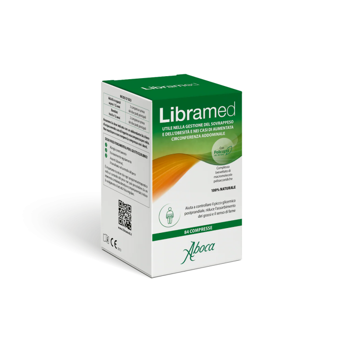 Libramed Dispositivo Medico per Controllo Peso e Picco Glicemico 84 Compresse - Aboca
