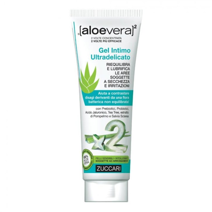 Aloevera2 Gel Intimo Ultradelicato per Secchezza e Irritazioni 80 ml - ZUCCARI
