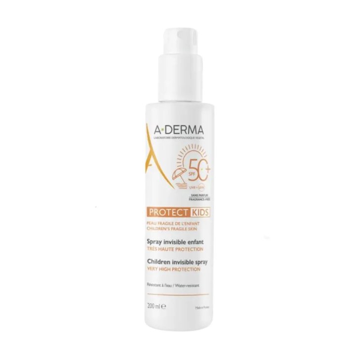A-Derma Protect Kids Spray Solare SPF50+ per Bambini 200 ml - A-Derma