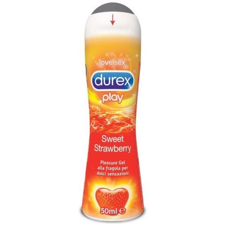 Durex Play Gel Lubrificante Intimo Aromatizzato alla Fragola 50 ml - Durex