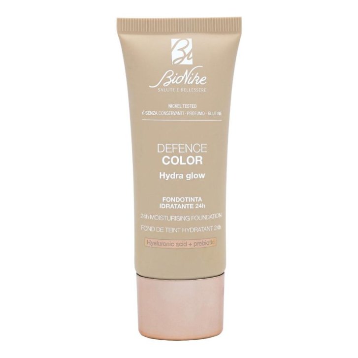 Defence Color Hydra Glow Fondotinta Idratante 24h con SPF 15 30 ml - Bionike
