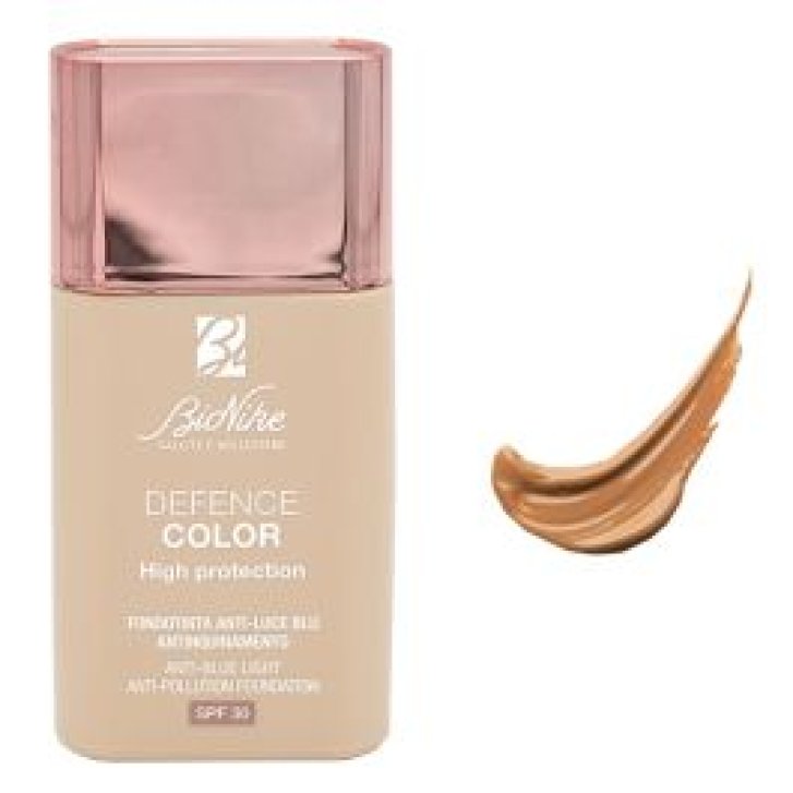 Defence Color Hp Fondotinta Anti-Luce Blu Antinquinamento Spf 30 30 Ml - Bionike