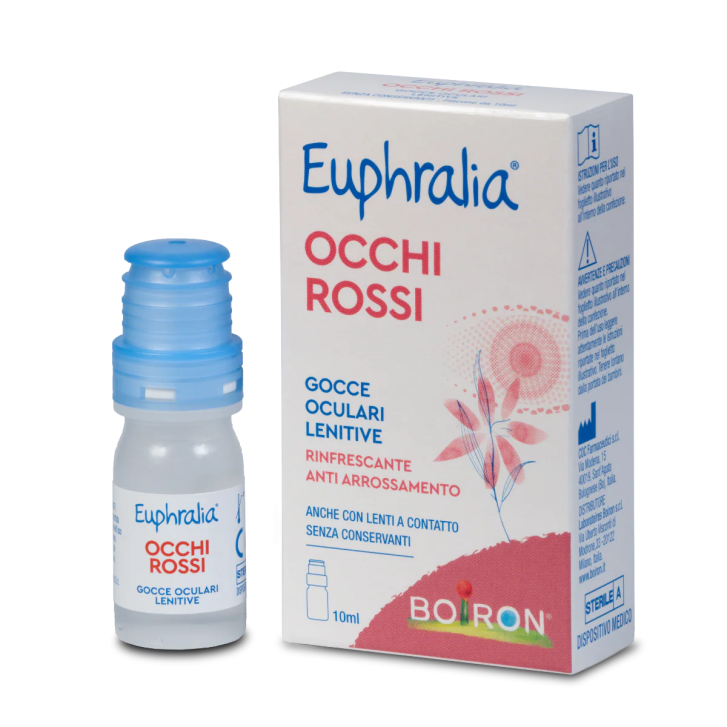 Euphralia Occhi Rossi Collirio Lenitivo con Sodio Ialuronato 10 ml - Boiron