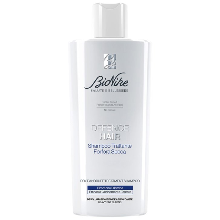 Defence Hair Shampoo Trattante per Forfora Secca con Piroctone Olamina 200 ml - Bionike