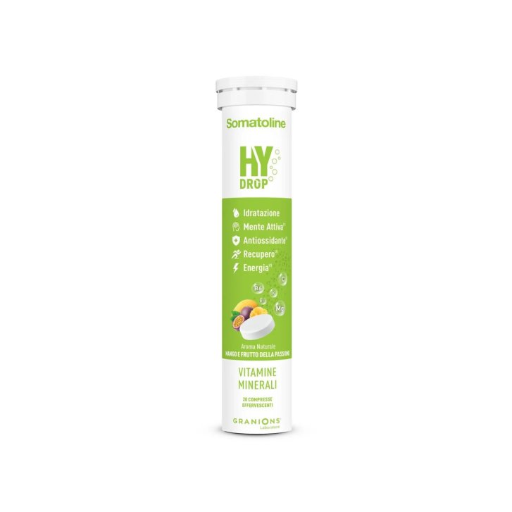 Somatoline Hydrop Mango e Frutto della Passione Integratore 20 Compresse Effervescenti - Olyos Italia Srl