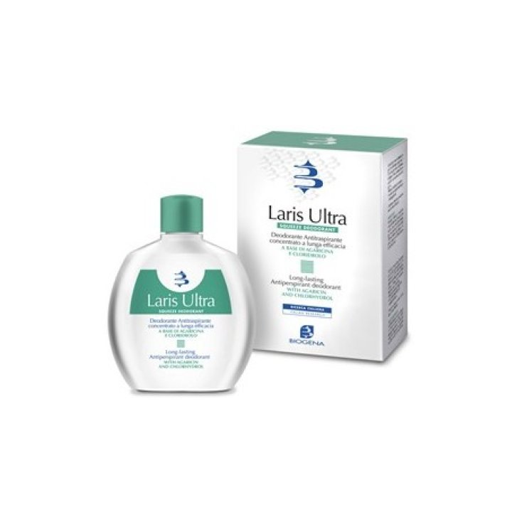 Laris Ultra Deodorante Antitraspirante Concentrato con Agaricina 50 ml - Biogena