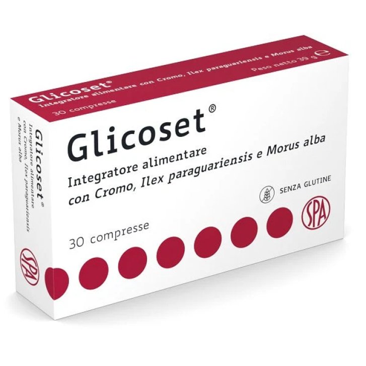 Glicoset Integratore per il Controllo della Glicemia con Morus Alba e Ilex Paraguariensis 30 Compresse - SPA (SOC.PRO.ANTIBIOTICI) SpA