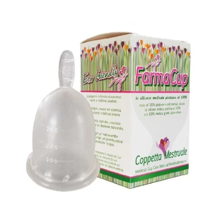 FarmaCup Coppetta Mestruale Piccola in Silicone Medicale 1 Pezzo - Farmacare Srl FarmaCup Coppetta Mestruale Piccola in Silicone Medicale 1 Pezzo - Farmacare Srl