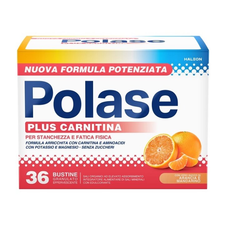 Polase Plus Carnitina Integratore per Stanchezza e Fatica Fisica 36 Bustine - Polase