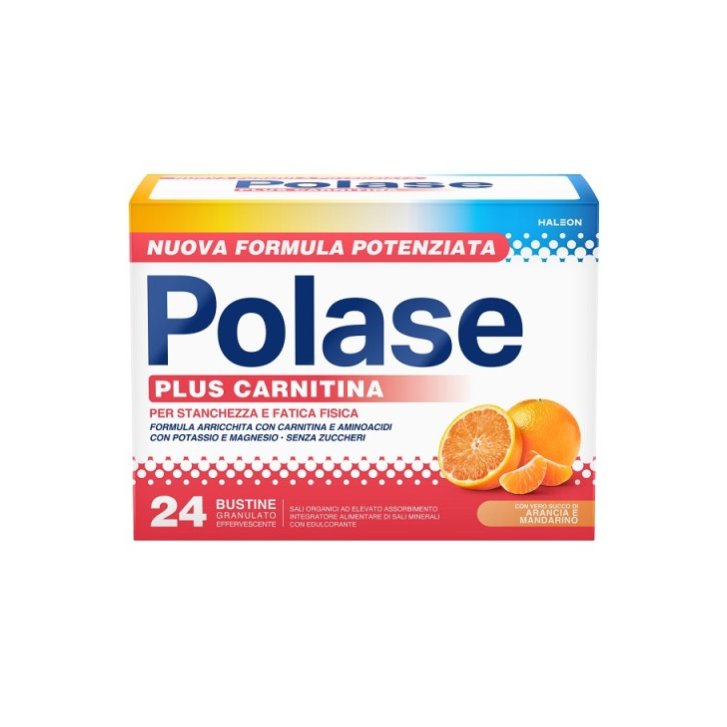 Polase Plus Carnitina Integratore per Stanchezza e Fatica Fisica 24 Bustine - Polase