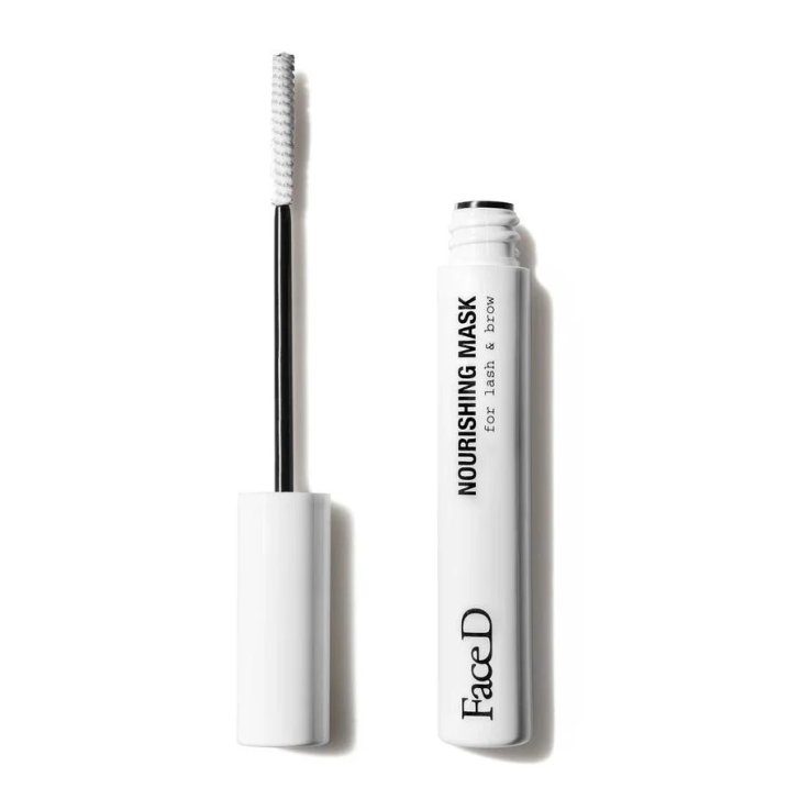 Face D Maschera Nutriente per Ciglia e Sopracciglia con Acido Ialuronico e Olio di Cotone 8 ml - Face D