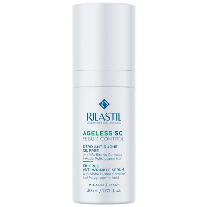 Rilastil Ageless Sc Siero Antirughe Oil Free per Pelle Mista e Grassa 30ml - Rilastil