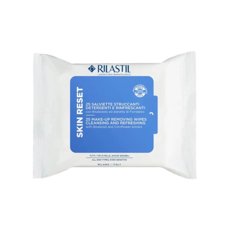 Rilastil Skin Reset Salviette Struccanti Detergenti 25 Pezzi - Rilastil
