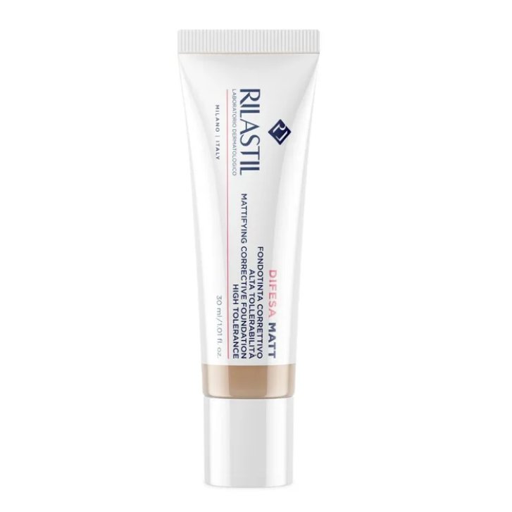 Rilastil Difesa Matt Fondotinta Correttivo con Niacinamide e Zinco PCA 30ml - Rilastil