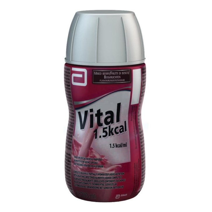 Vital 1,5 Kcal Frutti di Bosco Alimento a Fini Medici Speciali 200 ml - Abbott