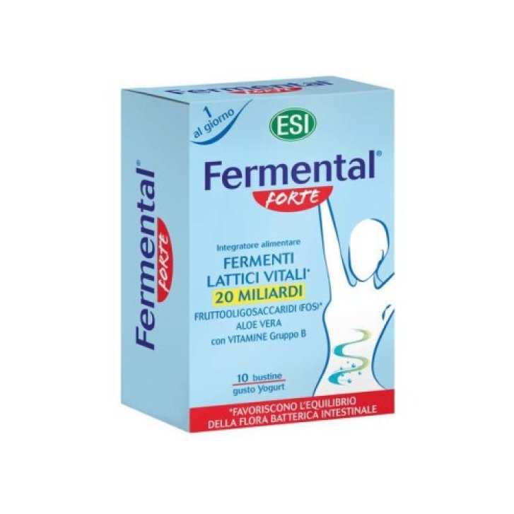 Esi Fermental Forte Integratore per l\'Equilibrio della Flora Intestinale 10 Bustine Orosolubili - ESI Esi Fermental Forte Integratore per l\'Equilibrio della Flora Intestinale 10 Bustine Orosolubili - ESI