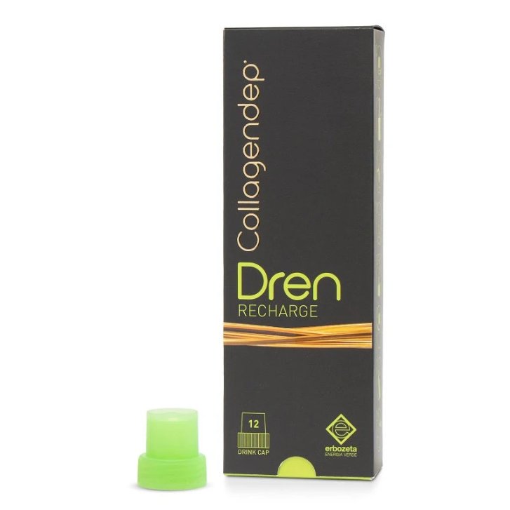Collagendep Dren Recharge Integratore Drenante con Bromelina Centella e Meliloto 12 Drink Cap - Erbozeta