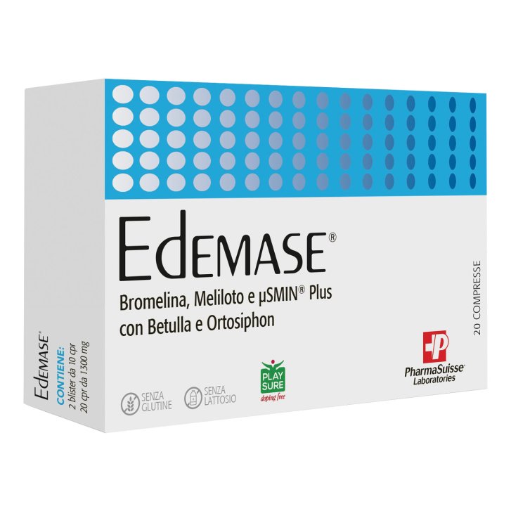 Edemase Integratore per Drenaggio Liquidi e Microcircolo 20 Compresse - PHARMASUISSE LABORATORIES SPA
