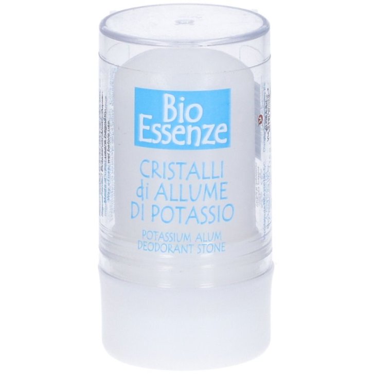 Cristalli di Allume di Potassio Deodorante Naturale Stick 120g - Bioessenze Cristalli di Allume di Potassio Deodorante Naturale Stick 120g - Bioessenze