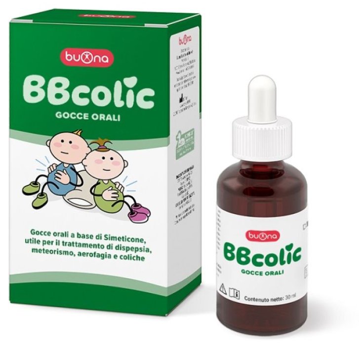 Bbcolic Gocce Dispositivo Medico per Coliche e Meteorismo 30 ml - Buona SpA Società Benefit
