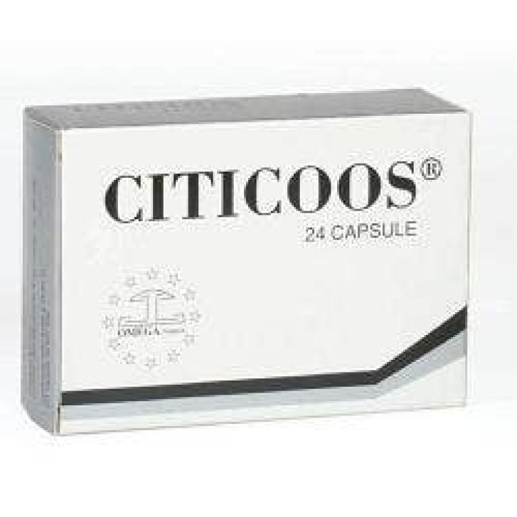 Citicoos Integratore Alimentare con Citicolina Omega 3 e 6 24 Capsule - Omega Pharma Citicoos Integratore Alimentare con Citicolina Omega 3 e 6 24 Capsule - Omega Pharma