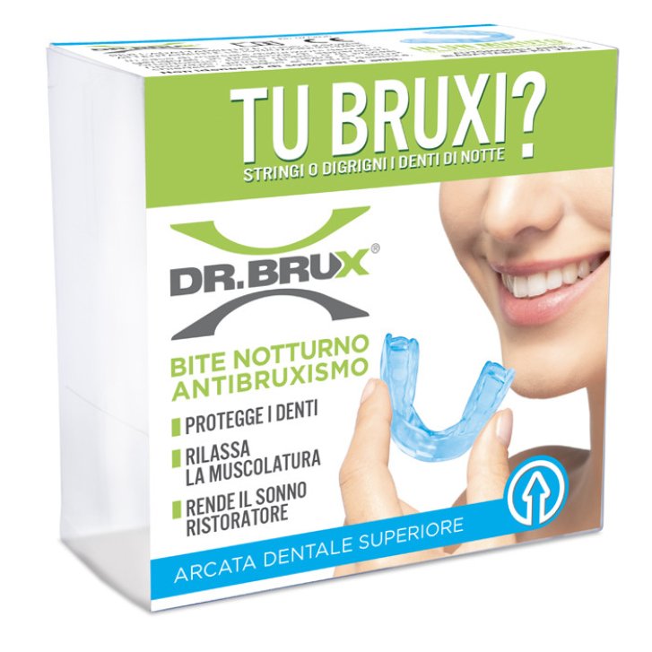 Dr Brux Bite Notte Superiore Azzurro Rimodellabile con Sistema Air-3 1 Pezzo - Dr Brux