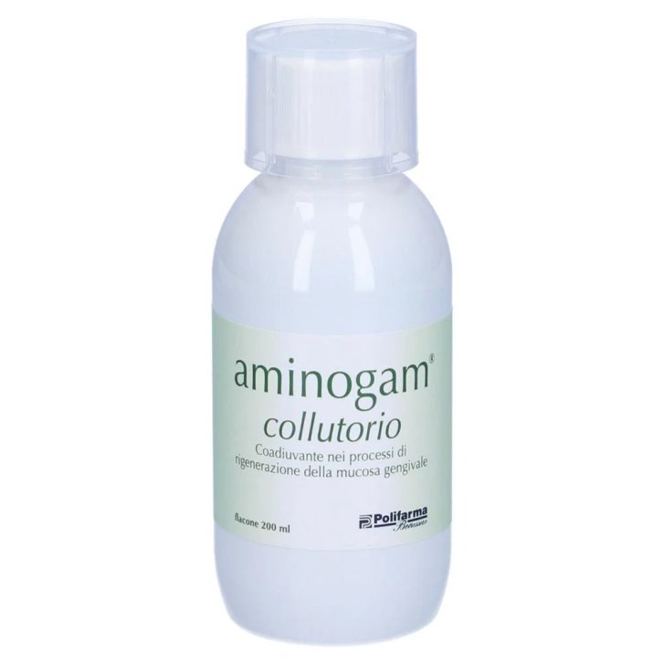 Aminogam Collutorio Dispositivo Medico con Acido Ialuronico 200ml - Professional Dietetics Spa