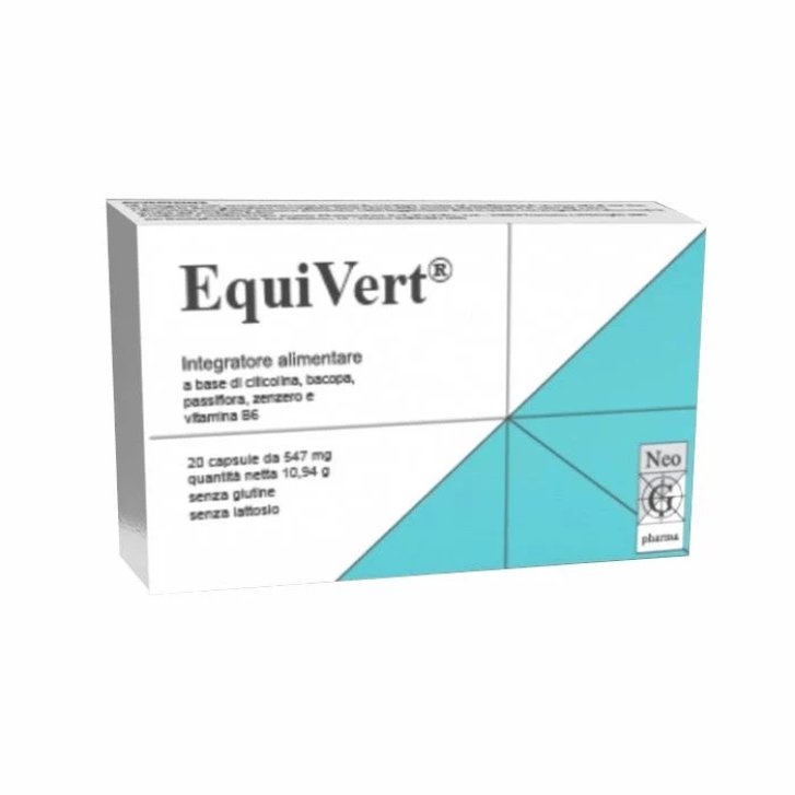 EquiVert Integratore per Funzioni Cognitive e Benessere Mentale 20 Compresse - Neo G Pharma Srl EquiVert Integratore per Funzioni Cognitive e Benessere Mentale 20 Compresse - Neo G Pharma Srl