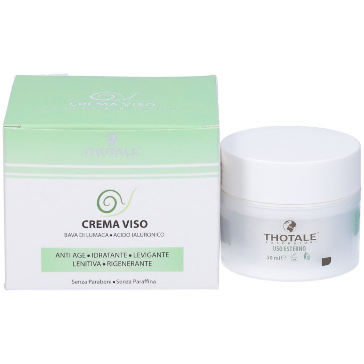 Thotale Crema Viso Bava di Lumaca e Acido Ialuronico 50ml - Thotale