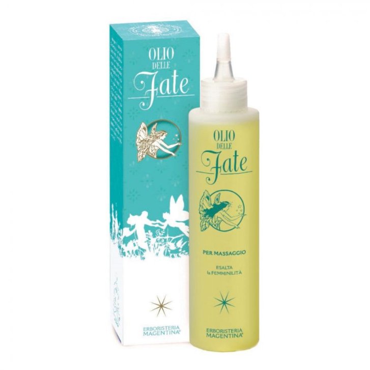 Olio Delle Fate per Massaggio con Oli Vegetali e Estratto di Mimosa 150 ml - Erboristeria Magentina