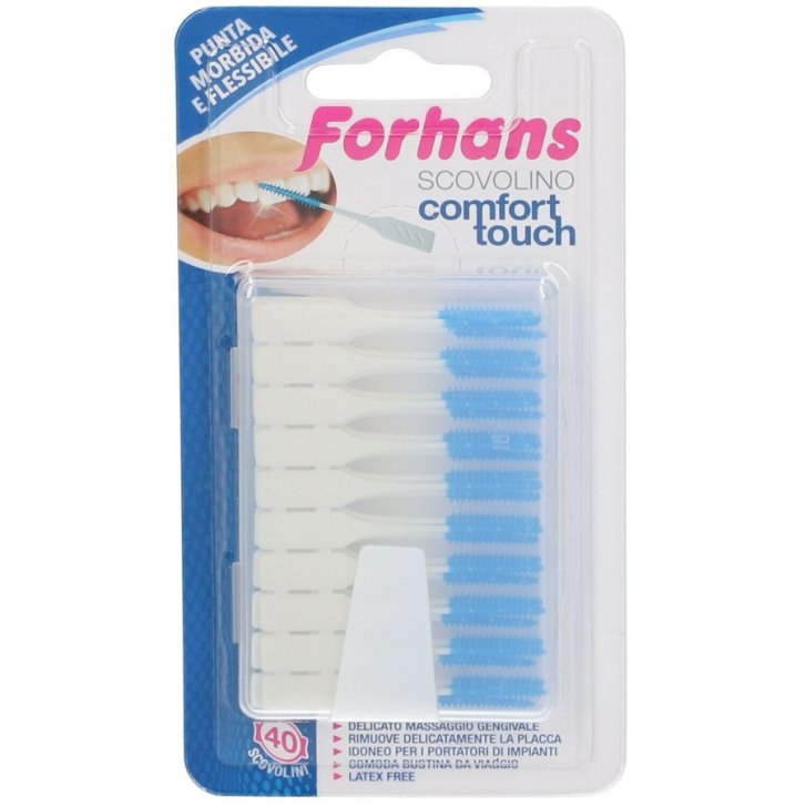Forhans Scovolini Comfort Touch Punta Morbida in Lattice 40 Pezzi - Forhans