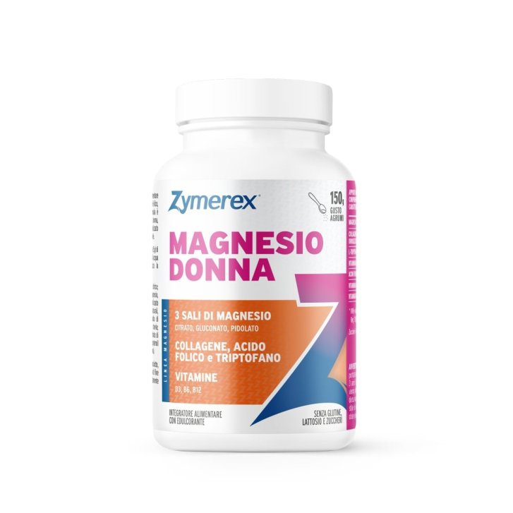 Zymerex Magnesio Donna Integratore per il Benessere Femminile con Agnocasto e Vitamina B6 150 g - Wilco Farma Zymerex Magnesio Donna Integratore per il Benessere Femminile con Agnocasto e Vitamina B6 150 g - Wilco Farma