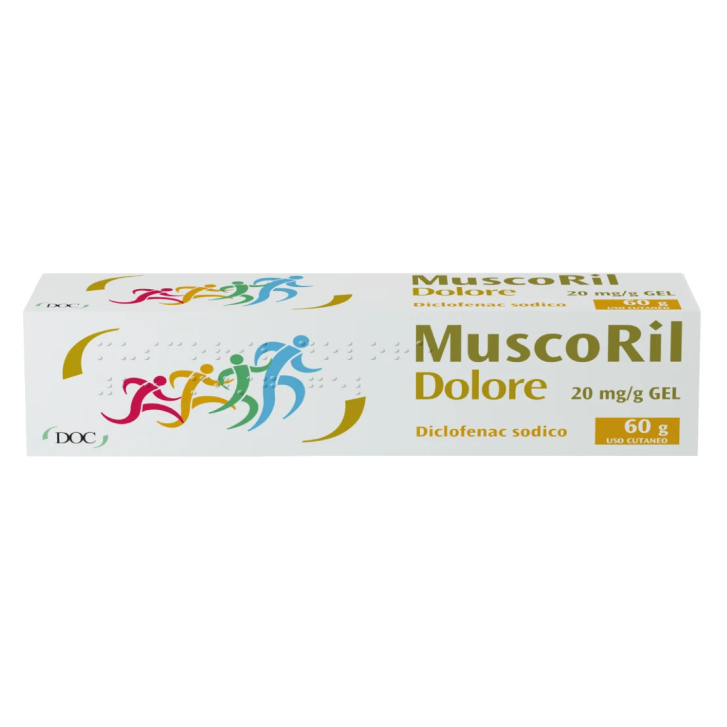 Muscoril Dolore Gel per Dolore Muscolare e Distorsioni 60 g - Doc Generici Srl