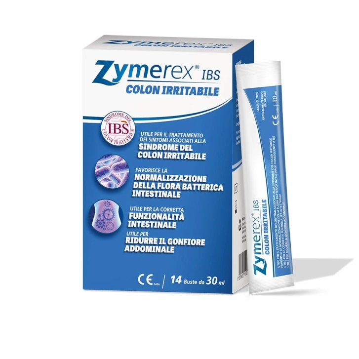 Zymerex Ibs Colon Irritabile Dispositivo Medico per Sintomi Colon 14 Buste da 30 ml - ZYMEREX Zymerex Ibs Colon Irritabile Dispositivo Medico per Sintomi Colon 14 Buste da 30 ml - ZYMEREX