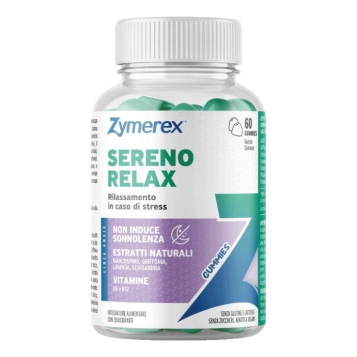 Zymerex Sereno Relax Integratore per Rilassamento e Benessere Mentale 60 Gommose - ZYMEREX