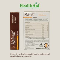 HAIRVIT Integratore per capelli 90 compresse crescita e nutrizione - HealthAid