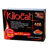 Kiločal Integratore Controllo Peso 40 Compresse Formula Naturale - Pool Pharma