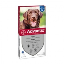 ADVANTIX Antiparassitario Spot-On per Cani 25-40 kg Contro Pulci e Zecche 4 Pipette - Elanco