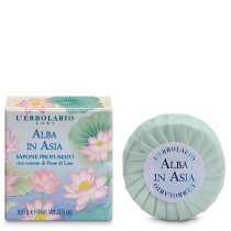 Sapone Profumato Alba in Asia Fiore di Loto Fragranza Fiorita e Muschiata 100g - L\'Erbolario