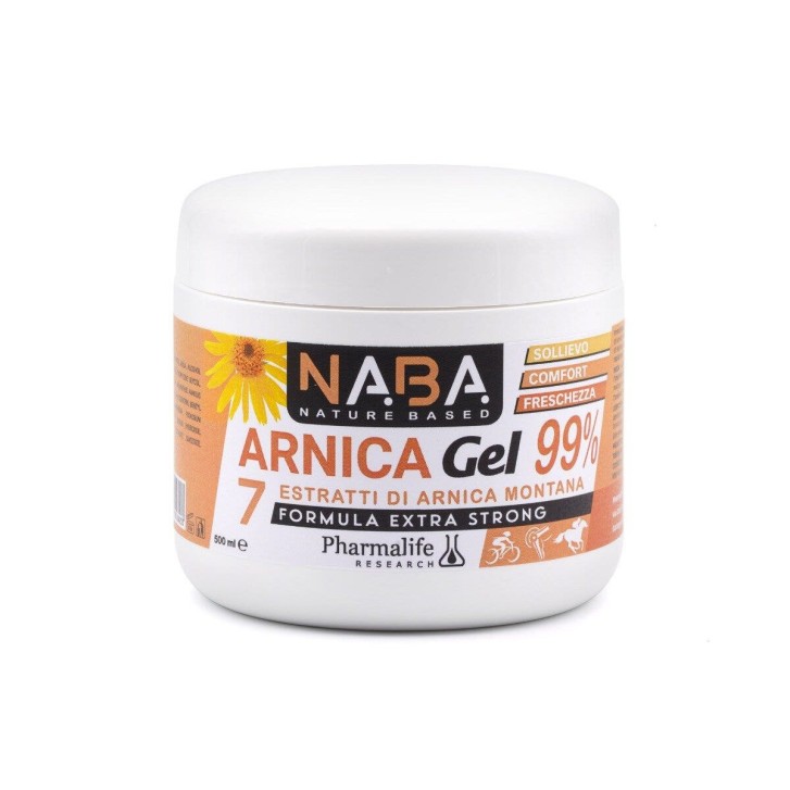 Gel Arnica 99% Lenitivo e Rinfrescante per Dolori Muscolari 500ml - Pharmalife