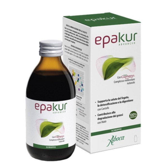 Epakur Advanced Integratore Naturale Sciroppo per Fegato e Digestione 320g - Aboca