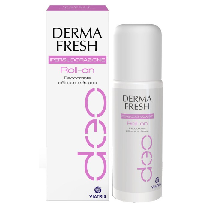 Ipersudor Deodorante Roll-On per Iperidrosi Senza Alcool 75ml - Dermafresh